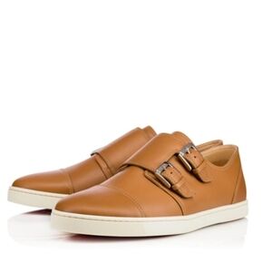 CHRISTIAN LOUBOUTIN Henri Style Noisette Leather